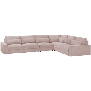 Ecksofa  Branna ¦ rosa/pink ¦ Maße (cm): B: 412 H: 88 T: 322