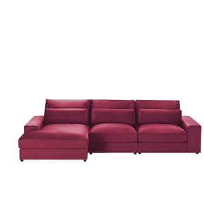 Ecksofa  Branna ¦ rot ¦ Maße (cm): B: 322 H: 88 T: 164