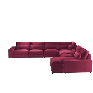 Ecksofa  Branna ¦ rot ¦ Maße (cm): B: 412 H: 88 T: 296