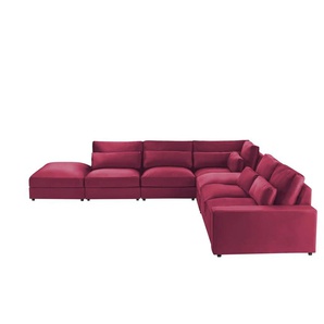 Ecksofa  Branna ¦ rot ¦ Maße (cm): B: 412 H: 88 T: 386