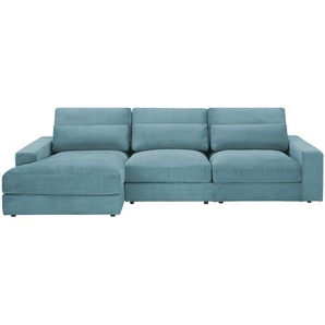 Ecksofa  Branna - türkis/petrol - Materialmix - 322 cm - 88 cm - 164 cm | Möbel Kraft