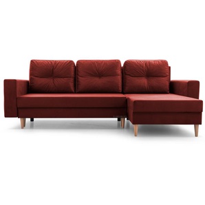 Ecksofa Carl Grau + Dunkelgrau