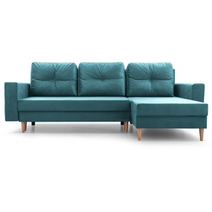 Ecksofa Carl Grau