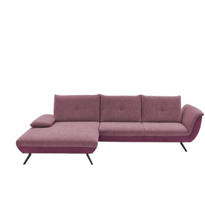 Ecksofa   Celine ¦ lila/violett ¦ Maße (cm): B: 316 H: 90 T: 190