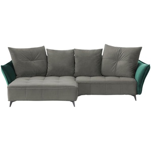 Ecksofa  Crease ¦ grau ¦ Maße (cm): B: 290 H: 80 T: 175