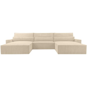 Ecksofa Denver U - Poso 04 Braun