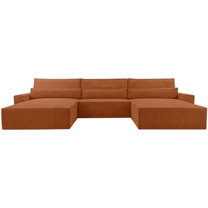 Ecksofa Denver U - Poso 14 Dunkelgrün