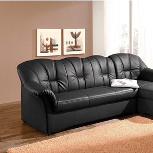 Ecksofa DOMO COLLECTION Papenburg L-Form Sofas Gr. B/H/T: 235cm x 84cm x 82cm, Kunstleder SOFTLUX, Recamiere rechts, mit Bettfunktion, schwarz in großer Farbvielfalt, wahlweise mit Bettfunktion