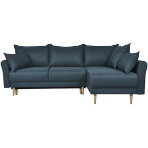 smart Ecksofa  Elise ¦ blau ¦ Maße (cm): B: 227 H: 88 T: 170