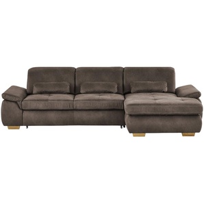 Ecksofa  Kundry ¦ braun ¦ Maße (cm): B: 315 H: 100 T: 195