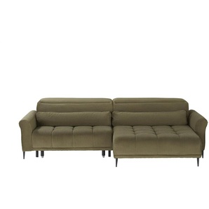 Ecksofa  Logan ¦ grün ¦ Maße (cm): B: 283 H: 80 T: 179