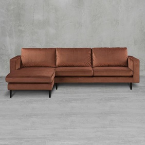 Ecksofa Marley Velvet II (289 cm) in Terra