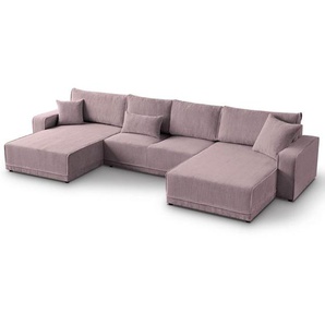 Ecksofa mit Schlaffunktion PRIMO U beige Poso 100 U-förmig