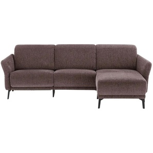 Ecksofa  New York ¦ lila/violett ¦ Maße (cm): B: 251 H: 85 T: 179