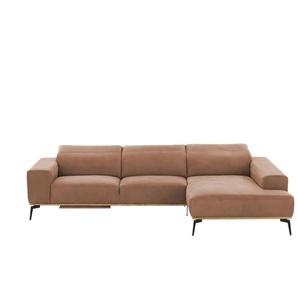 Ravensberger Werkstätten Ecksofa   Oakland ¦ braun ¦ Maße (cm): B: 295 H: 98 T: 187