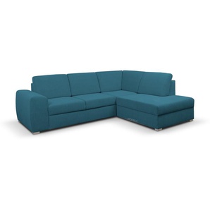 Ecksofa Parma Hellgrau