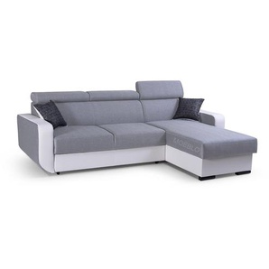 Ecksofa Pedro Beige + Braun