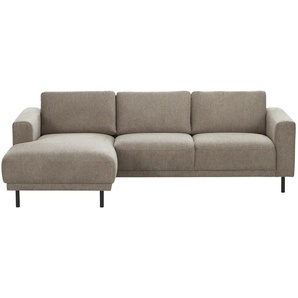 Ecksofa  Polana ¦ braun ¦ Maße (cm): B: 238 H: 78 T: 142