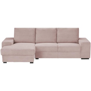 Ecksofa  Renée ¦ rosa/pink ¦ Maße (cm): B: 276 H: 92 T: 146