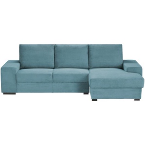 Ecksofa  Renée ¦ türkis/petrol ¦ Maße (cm): B: 276 H: 92 T: 146