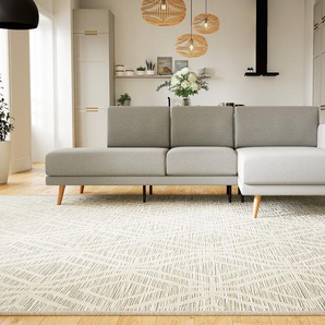 Ecksofa Schiefergrau - Flexible Designer-Polsterecke, L-Form: Beste Qualität, einzigartiges Design - 252 x 81 x 162 cm, konfigurierbar