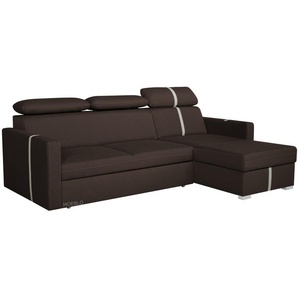 Ecksofa Toledo schwarz