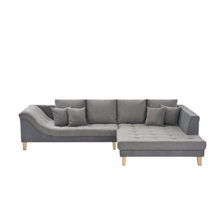 Ecksofa  Wilma ¦ grau ¦ Maße (cm): B: 302 H: 82 T: 202