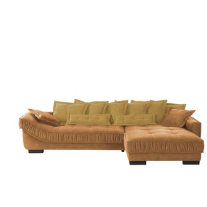 Ecksofa Zweifarbig Diwan III ¦ orange ¦ Maße (cm): B: 333 H: 90 T: 202