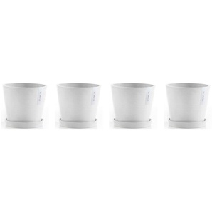 ECOPOTS Blumentopf Amsterdam (Set, 4 St), mit passenden Untersetzern