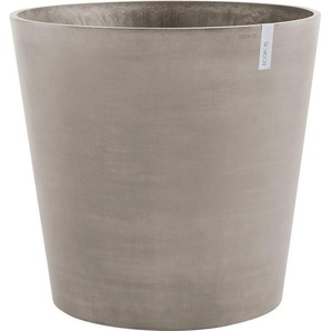 ECOPOTS Blumentopf AMSTERDAM WHEELS Taupe, BxTxH: 60x60x56 cm