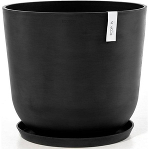 ECOPOTS Blumentopf Oslo 55 + Wassersystem Dunkelgrau, für innen und außen: frostsicher, bruchsicher und lichtbeständig