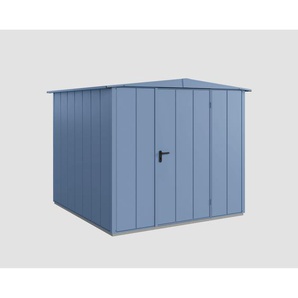 EcoStar Gerätehaus Elegant-S Typ 2 taubenblau 238 x 238 cm, mit Einzeltür