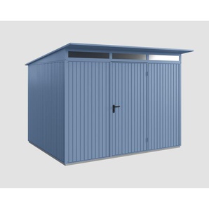 EcoStar Gerätehaus Trend-P Typ 3 taubenblau 302,8 x 238 cm, mit Einzeltür