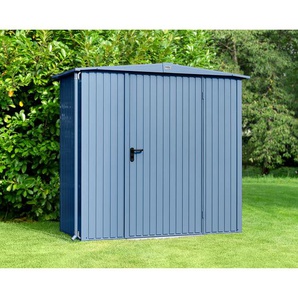 EcoStar Gerätehaus Trend-S Typ 1 taubenblau 238 x 107,8 cm, mit Einzeltür