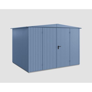 EcoStar Gerätehaus Trend-S Typ 3 taubenblau 302,8 x 238 cm, mit Doppeltür