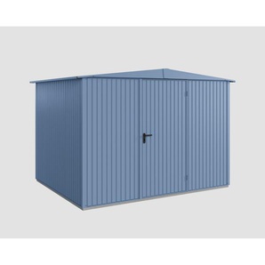 EcoStar Gerätehaus Trend-S Typ 3 taubenblau 302,8 x 238 cm, mit Einzeltür