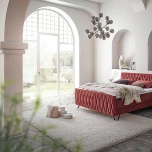 ED EXCITING DESIGN Boxspringbett Marsala, Duo-Matratze - harte Kokosmatte, weiche Filzabdeckung