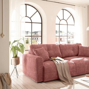 ED EXCITING DESIGN Schlafsofa Bullet, frei im Raum stellbar, mit Bettkasten, mit Schlaffunktion, 4 Kissen