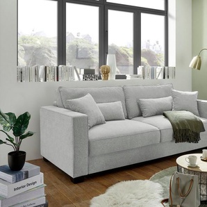 ED EXCITING DESIGN Schlafsofa Melvin, mit Bettfunktion, Bettkasten, Rücken-, Nieren- und Zierkissen