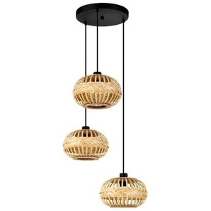 EGLO AMSFIELD 1 cluster pendant natural