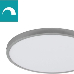 EGLO Aufbauleuchte FUEVA 1, LED fest integriert, Neutralweiß, schlankes Design, nur 3 cm hoch, Durchm. 50 cm