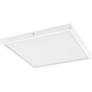 EGLO Aufbauleuchte FUEVA 1, LED fest integriert, Warmweiß, schlankes Design, nur 3 cm hoch