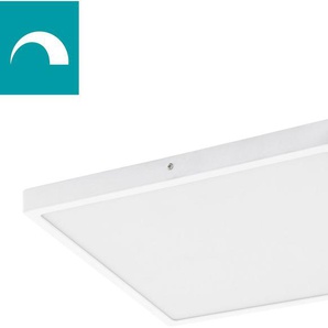 EGLO Aufbauleuchte FUEVA 1, LED fest integriert, Warmweiß, schlankes Design, nur 3 cm hoch