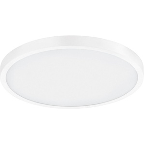 EGLO Aufbauleuchte FUEVA 1, LED fest integriert, Warmweiß, schlankes Design, nur 3 cm hoch, Durchmesser 40 cm