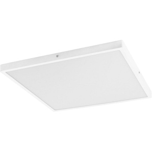 EGLO Aufbauleuchte FUEVA 1, LED fest integriert, Warmweiß, schlankes Design, nur 3 cm hoch