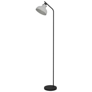 EGLO Stehlampe MATLOCK, ohne Leuchtmittel, Stehlampe, Metall in Schwarz und Grau, Lampe Wohnzimmer, E27 Fassung