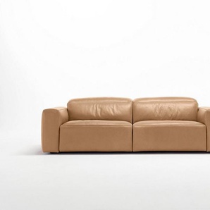 Egoitaliano 2,5-Sitzer Beverly, Designsofa mit erstklassigem Sitzkomfort und tollen Details, Breite 242 cm, verstellbare Kopfteile