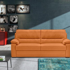 Egoitaliano 2,5-Sitzer Doris, modernes Designersofa, Ledersofa mit erstklassiger Sitzqualität, edle Detailverarbeitung, perfekte Polsterung, aus hochwertigem Leder