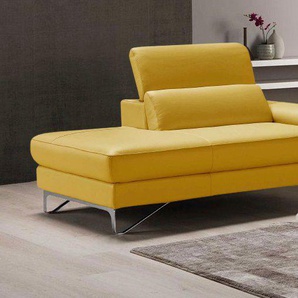 Egoitaliano mane Princess, elegantes Designsofa mit erstklassigem Sitzkomfort, inkl. verstellbarem Kopfteil und edle Designmetallfüße