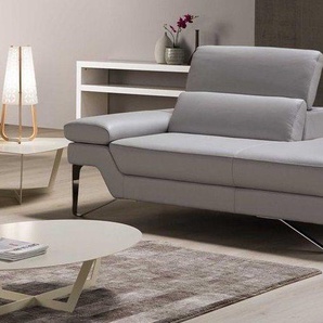 Egoitaliano mane Princess, elegantes Designsofa mit erstklassigem Sitzkomfort, inkl. verstellbarem Kopfteil und edle Designmetallfüße